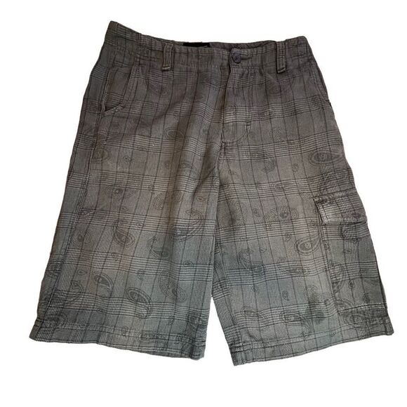 Vans Grey Plaid and Paisley Shorts for Men. Size 28. Great Condition!! - Picture 1 of 13